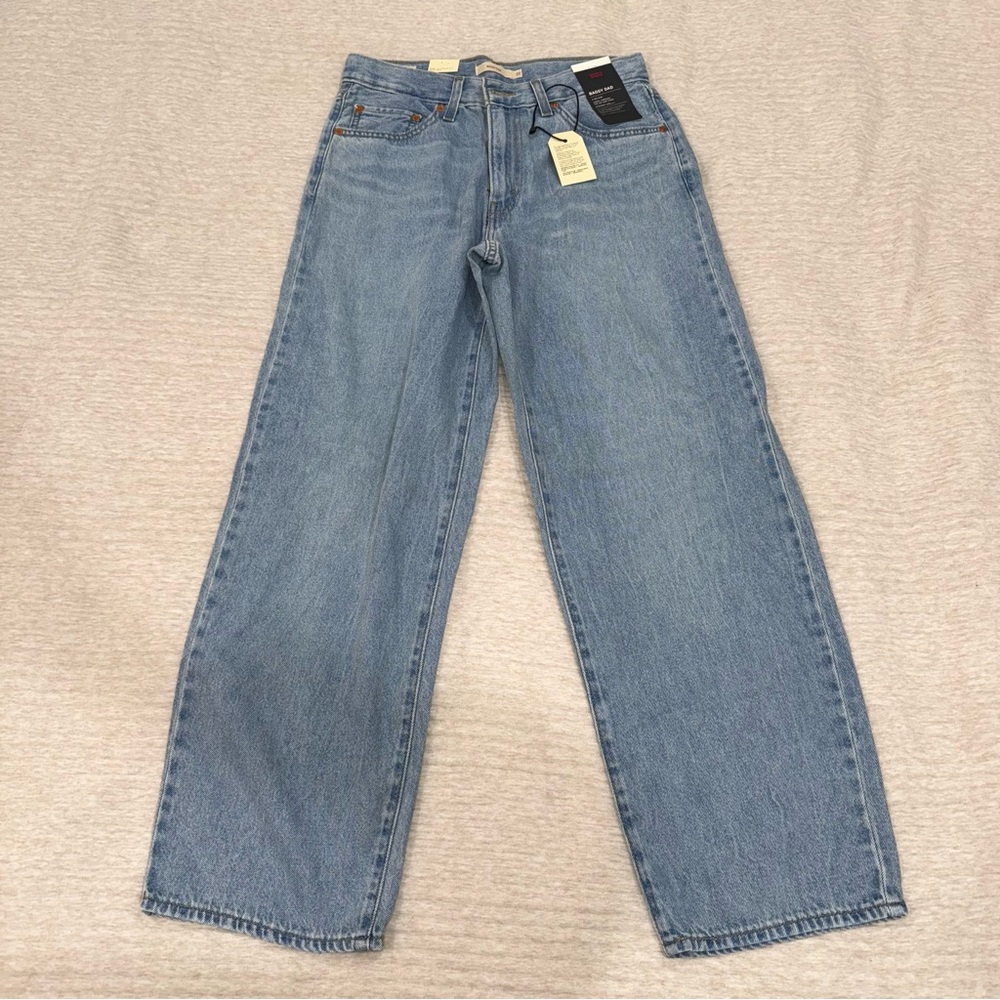 Levi's Light Blue Straight Women’s Jeans - Baggy Dad Style